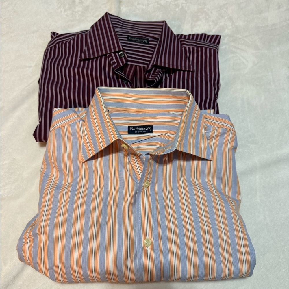 2 Burberrys Long Sleeve Button shirts
